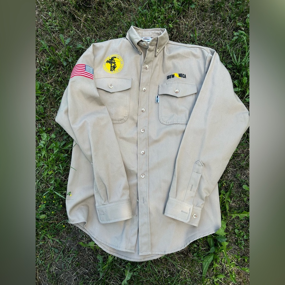 Men's Tan Shirt Jacket